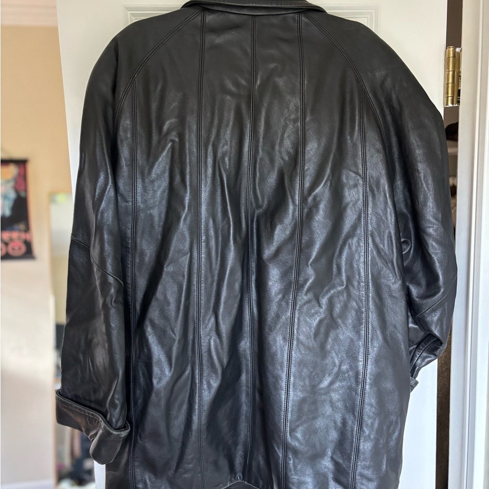 Valerie Steven’s Black Lamb Leather size small - Picture 4 of 4
